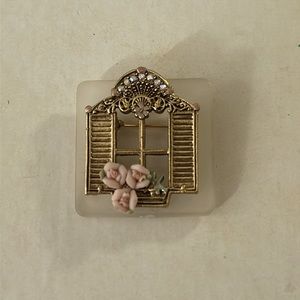 3/$10   1928 Window Frame Brooch